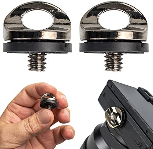 Vite di montaggio per fotocamera da 1/4 di pollice, 2 pz, sgancio rapido, vite adattatore per riser, piastra qr, accessori per fotocamera per treppiede, treppiede, adattatore a vite, vite treppiede