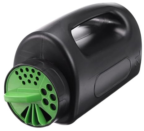 AOYEBO Esparcidor multipartículas de 2 L – Gránulos/polvo/pellets y agarre ergonómico (uso en granja/jardín, construcción de ABS resistente a las heladas)
