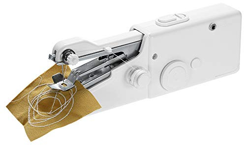 Machine à coudre électrique portable à piles sans fil pour tissus, jouets, travaux manuels