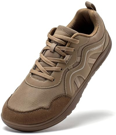 HOBIBEAR Mens Trainers Wide Toe Minimalist Trail Running Shoes Outdoor Casual Sneakers