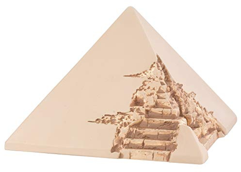 Remember Forever Urne funéraire unique en forme de pyramide pour adulte - Urne funéraire moderne - Urne funéraire pour animal domestique (céramique)