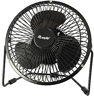 Equip Ventilateur de Bureau Noir 6