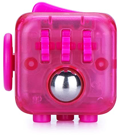 ZURU 8101D-D Original Fidget Cube by Antsy Labs, Antistress Spielzeug Würfel ca. 35 mm, Stresswürfel mit 6 Funktionen, Entspannung und Stressabbau für Erwachsene und Kinder ab 3 Jahren, Pink