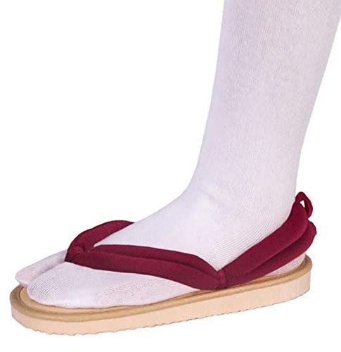 SJASD Zapatos de Cosplay Geta,Zapatos Tradicionales Japoneses Sandalias al Aire Libre para Adultos,Sandalias japonesas con Zuecos de Madera,Zapatillas de Plataforma Kimono para Hombre,Mujer y niño