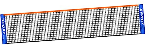 Perfeclan Badmintonnetz, Netz, Tennisnetz, Spielenetz, einfacher Aufbau, faltbares Sportnetz, Tennisnetz, Volleyballnetz für Spiele, Hof, Praxis, Freunde, 4,2 m