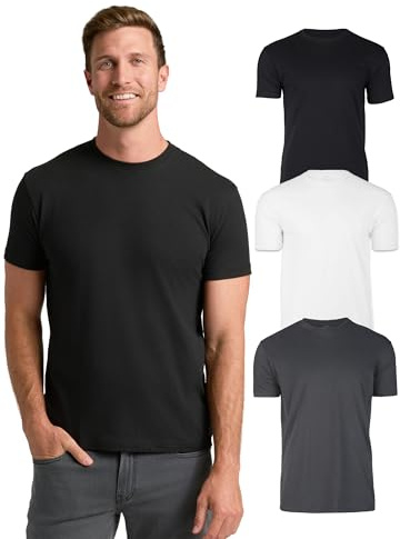 True Classic Mens T-Shirts – Short Sleeve Crew, Variety (3-Pack), XL