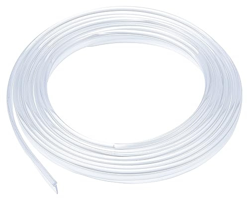 X AUTOHAUX 2.5mm 2.5m 8.20ft Skirt Side Glow Optic Fiber Cable Clear - 1 Pc