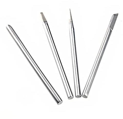 OSALADI Kit De 4 Pointes De Fer À Souder De Rechange 3 6 Mm (30 W) - Compatible Avec Les Fers À Souder 40 W - Acier Inoxydable