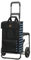 ANDERSEN Einkaufstrolley - Komfort Shopper Jella blau 51 L Einkaufsroller, hohe Qualität, stylisch, klappbar, mit Sitz, multifunktional