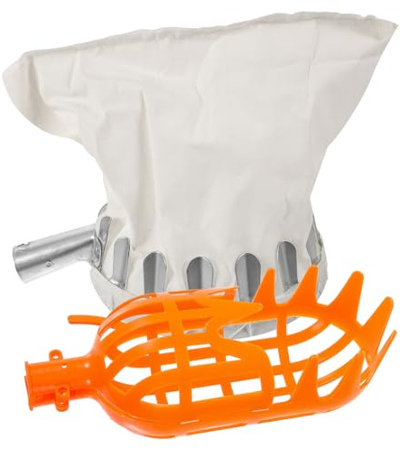 Supvox Obstpflücker Werkzeug Mit Greifer Für Apfel Persimmon Und Birnen Ausziehbar Für Sicheres Pflücken Ohne Leiter Garten- Und Landwirtschaftliches Kommissioniergerät 21X15X15Cm