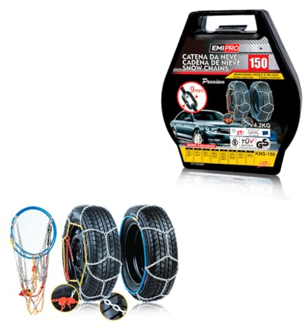 Schneeketten 245/65R17, 255/60R17, 265/55R17,245/60R18, 255/55R18, 265/50R18, 275/50R18, 285/45R18,215/65R19, 245/55R19, 255/50R19, 265/45R19, 285/40R19, 295/35R19