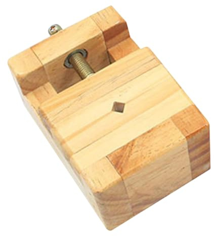 LOLIPPYY Étau à Bois Khaki pour Gravure sur Pierre et Sculpture, Fixation Précise en Bois et Métal, pour Ateliers de Gravure et Usage Artisanal