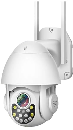 KVBRUI Caméras de sécurité Wi-FI d'extérieur HD, Vision Nocturne Couleur, étanche, avec babyphone(AU Plug,2mp add 64GB)