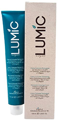 Light Irridiance Lumic Color 5.1 Castaño Claro Ceniza 100mL - Crema colorante Permanente para el Cabello sin amoniaco