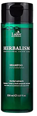 LA'DOR Herbalism Hair Shampoo 150 ml Traitement Capillaire Extraits Plantes Aide Lutter Contre Chute Cheveux Contient 7 Types d'Extraits Plantes Apaise Rafraîchit Cuir