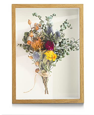 3D Bilderrahmen, Bilderrahmen zum Befüllen, Tiefer Rahmen, Objektrahmen Bilderrahmen Tief zum Befüllen Rahmen Quadratisch, Bilderrahmen Tief, 3D Rahmen (Original Holz)