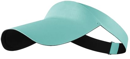 TZ Promise Women Men Seamless Neoprene Sun Visor with Stretch Band for Adjustable for Running Tennis Golf Sports (US, Alpha, Small, Medium, Turquoise)