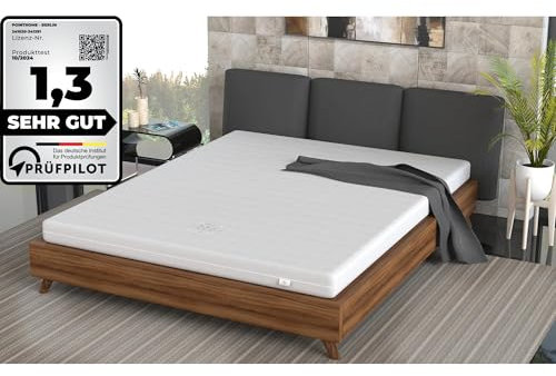 BSS BEDDING Matratze 140x200 cm Höhe 14 cm, Berlin 7-Zonen Orthopädische Kaltschaummatratze H3, Allergenfrei und Atmungsaktiv, Doppelseitige Rollmatratze (1 x Matratze)