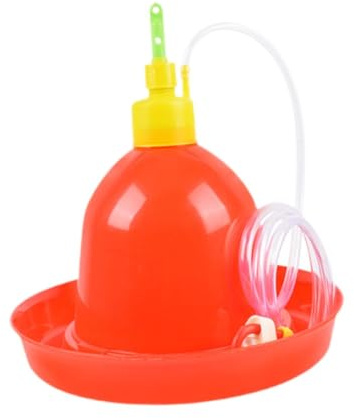 Generic Abbeveratoio automatico per pollame, Abbeveratoio per pulcini, Accessori da cortile, Starter Kit, Ciotola per acqua di pollo per uccelli,