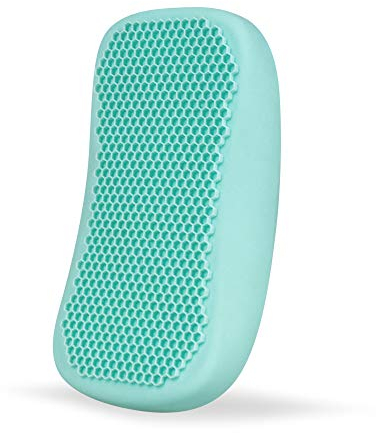 HoMedics Blossom, Spazzola da Bagno Elettrica in Silicone Vibrante, Massaggiatore Detergente per la Pulizia del Corpo con Massaggio Tonificante e Rilassante, Trama a Nido d’Ape in Silicone, Waterproof