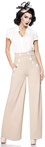 Marlene High Waist Pant, beige, XXS