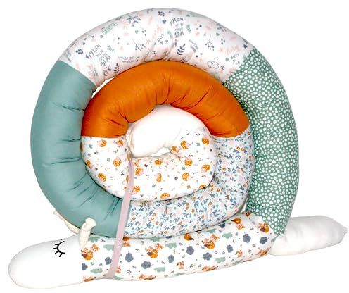 Bettschnecke, Bettschlange XXL (Motiv Fuchs&Igel) Länge 250cm **personalisierbar**Seitenschläferkissen