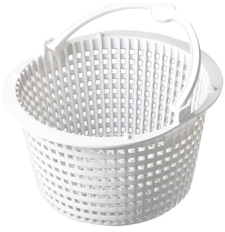 Skimmer korg 16,5 cm I Reservkorg för standard skimmer I pool förfilter I poolsil 16,5 cm diameter I med handtag för enkel borttagning I klorbeständig I stabil, 2 stycken