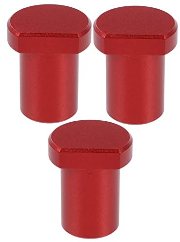 DIYEAH 3pcs Aluminum Alloy Workbench Stopper Bench Dog Planing Insert for Woodworking Hold-Down Clamp for Routing and Cutting Easy Installation Non-Destructive Attachment