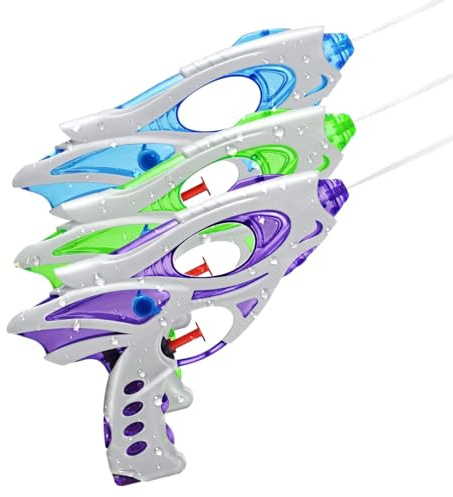 Muslecid Water Pistols For Kids, 3Pack Super Gun Blaster Cool Small Pistol Guns Outdoor Beach Garden Toy Pool Bath Party Water Fighting Toys For Children Girls Boys
