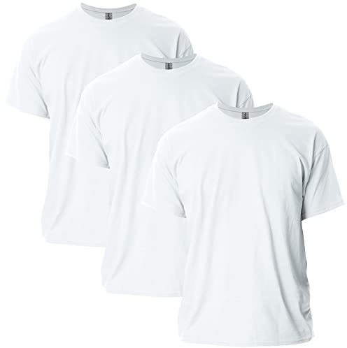 Gildan Adult Ultra Cotton T-Shirt, Style G2000, Multipack, White (2-Pack), X-Large