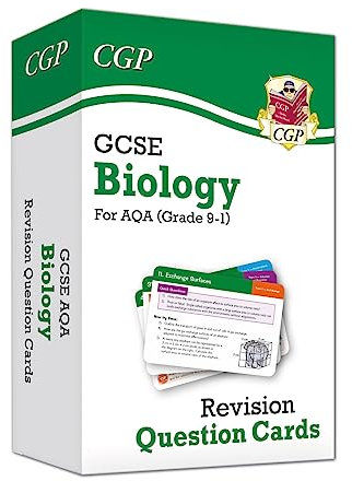 GCSE Biology AQA Revision Question Cards – Q&A cards for quick practice (CGP GCSE Biology 9-1 Revision)