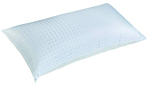 PIKOLIN Almohada de Fibra | 75cm | Firmeza Media-Alta | Funda Microfibra Lavable | Hipoalergénica | Malla 3D Ultra Ventilación | Iron MAX