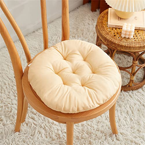 ZOYIEP Set di 4 cuscini rotondi per sedia, 40 x 40 cm, per interni ed esterni, 40 x 40 cm, Tatami, morbidi cuscini per sedie da giardino (#5)