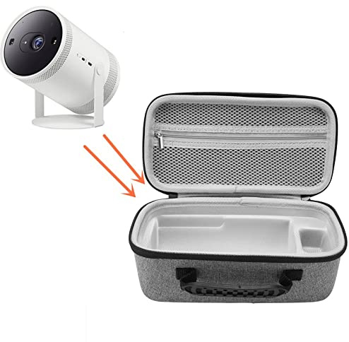 Projecteur Case Projecteur Sac de Transport pour Nebula Capsule 1080P Projecteur, Portable Étanche Shakeproof Travel Hard Case Projector Protective Bag