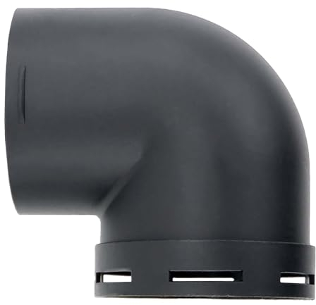 ALI2 Aktualisierte Standheizung Luftausgang Anschluss - Kunststoff Luftführung Rohrbogen Auslassanschluss Luft Diesel Standheizung Zubehör 75mm