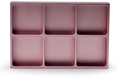 TJLVYCNB Boîte à bijoux à 6 grilles, présentoir à bijoux, support de vitrine, 8 x 5 pouces, plateau de rangement for colliers, bracelets, bagues, support à bijoux (Color : One Color, Size : 3pcs)
