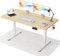 Flamaker Höhenverstellbarer Schreibtisch Ganze Tischplatte 160 x 60 cm Elektrischer Schreibtisch Höhenverstellbar für Steh-Sitz, Computertisch mit Memory-Funktion,Standing Desk,Beige