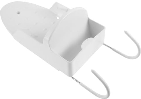 Gadpiparty Soporte para Tabla de Planchar de Acero Inoxidable Estante de Pared Blanco para Plancha Eléctrica Soporte Compacto y Resistente al Calor para Hogar y Hotel
