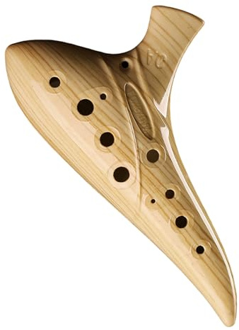 Ocarina in ceramica fatta a mano, 12 fori, strumento musicale, facile da suonare