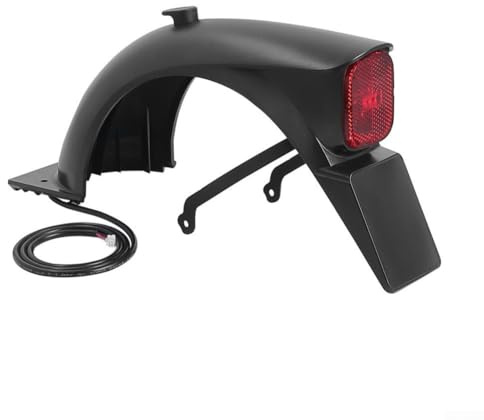 MeevrgR Garde-boue arrière avec support de feu arrière pour Segway pour Ninebot E2 E2 Plus - Garde-boue ABS design Ducktail
