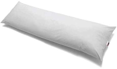 JVR | Almohada Antiácaros 120 cm Hipoalergénica y Transpirable - Firmeza Media con Relleno de Fibra Hueca Siliconada de Alta Recuperación. Almohada Ergonómica con Tejido Microfibra Suave