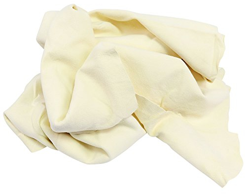 RISISANI® Premium Fensterleder und Autoleder | Echt Leder | XXL Ca. 90x60 cm groß | Fenstertuch Leder | Abledertuch | Polierleder | Trockentuch | Auto-Ledertuch | Echt-Leder | Naturleder