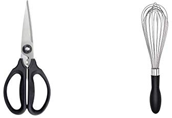OXO Good Grips Kitchen and Herb Scissors & Good Grips Balloon Whisk, 11 inch