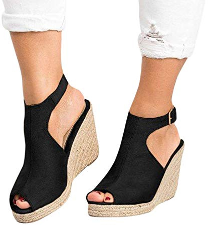 Sandales Femme éTé Confortable CompenséE Chic à Bout Ouvert à Talons Hauts Mules à Plateforme Chaussures Plateforme Confortable Chaussures Antidérapantes Pas Cher Sandales D'été Compensées Rétro