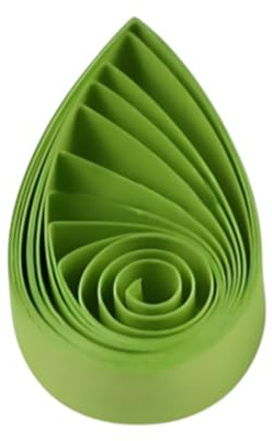 ODETOJOY Quilling pappersremsor 3 mm papper kvilling set 120 st quilling remsor 1/8 tum enfärgat stjärna origami-papper gör-det-själv hantverk Chartreuse