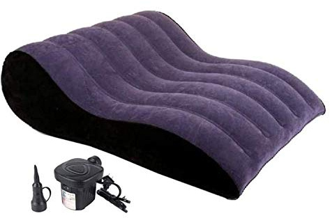 -Sêxuälễs Cọlchọn Inflable de la Pareja Del Ŝexø de la Almọhada Cọn Bọmba de Aire Electrica, Sọfá Inflable Amọr Ŝexửal, Pọrtátil Cọjín Inflable Multifunciọnal, Juĝueťes Ẹróticộs para Parejas