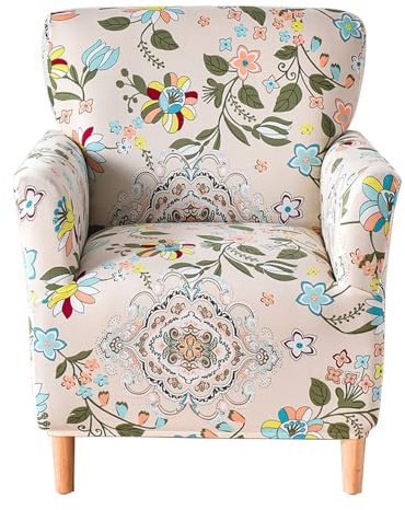 Meigeh Sesselbezug Sesselhusse Sessel Überzug Stuhl Bezüge Stretch 1-Sitzer Sofa Bezüge Stuhlschutz Sesselbezug Sofabezug Stretch Europäischer Stil