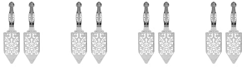 Epodmalx Cucharas de Absenta de 8 Piezas, Kit de Fabricación de Cucharas de Cócteles de Absenta de Acero Inoxidable Gotero Gótico para Fuente de Absenta