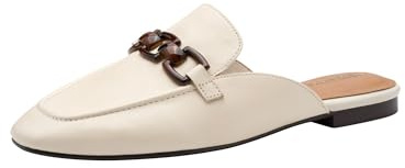 Tamaris Sabot - Elegante para Mujer, Beige, 36 EU