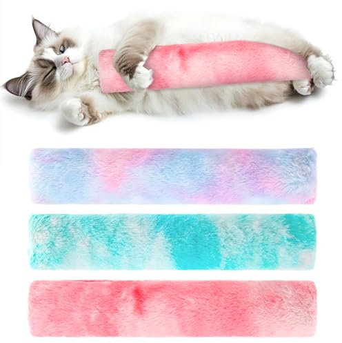 Partideal 3 Stück Katzenminze Kissen, Katzenspielzeug Selbstbeschäftigung Baldrian Kissen für Katzen Cat Toys Interaktives Katzenspielzeug, Katzenspielzeug Mit Katzenminze Katzenminze Spielzeug